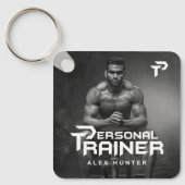 Persoonlijke trainer gepersonaliseerd sleutelhanger (Voorkant)
