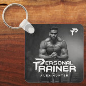 Persoonlijke trainer gepersonaliseerd sleutelhanger (Voorkant)