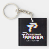 Persoonlijke trainer gepersonaliseerd sleutelhanger (Voorkant)