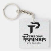 Persoonlijke trainer gepersonaliseerd sleutelhanger (Voorkant)