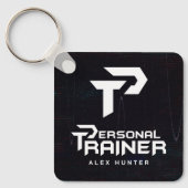 Persoonlijke trainer gepersonaliseerd sleutelhanger (Voorkant)