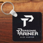 Persoonlijke trainer gepersonaliseerd sleutelhanger (Voorkant)