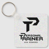 Persoonlijke trainer gepersonaliseerd sleutelhanger (Voorkant)