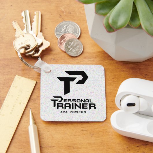 Persoonlijke trainer gepersonaliseerd sleutelhanger (Bureau)