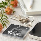 Persoonlijke trainer gepersonaliseerd sleutelhanger (Voorkant Rechts)