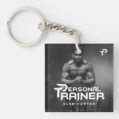 Persoonlijke trainer gepersonaliseerd sleutelhanger (Voorkant)