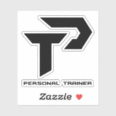 Persoonlijke trainer gepersonaliseerd sticker (Vel)