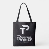 Persoonlijke trainer gepersonaliseerd tote bag (Achterkant)