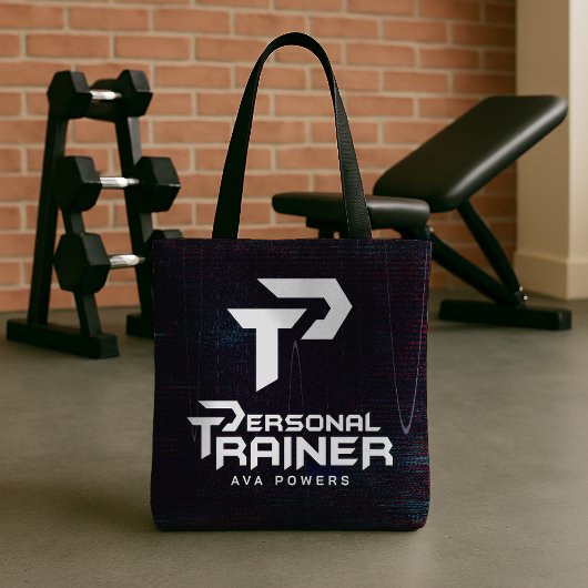 Persoonlijke trainer gepersonaliseerd tote bag