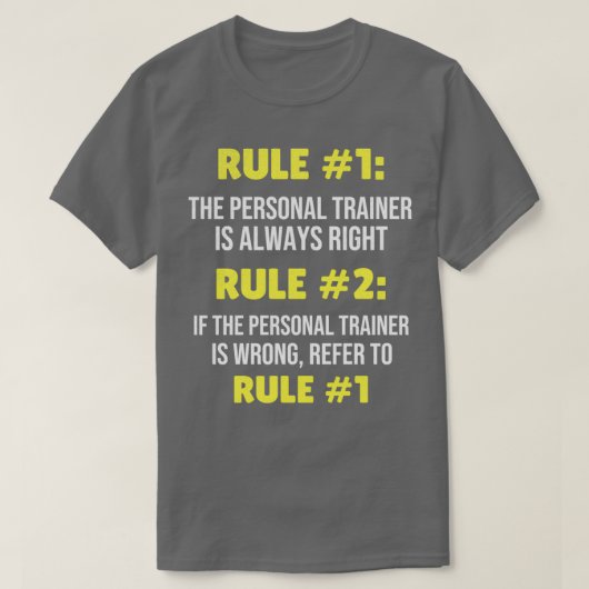 Persoonlijke trainer Geschikt voor cadeau trainer T-shirt (Design voorkant)