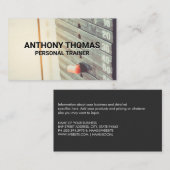 Persoonlijke Trainer | Gewichtsschijven Gym Machin Visitekaartje (Voorkant / Achterkant)