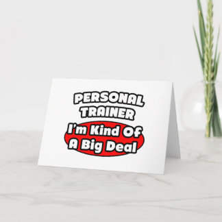 Persoonlijke trainer...Grote deal Kaart