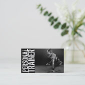 Persoonlijke trainer Gym Fitness Visitekaartje (Staand voorkant)