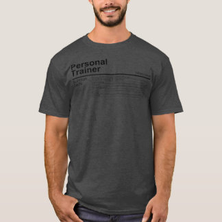Persoonlijke trainer Gym Funny Definition T-shirt