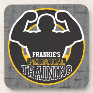 Persoonlijke trainer GYM Power Training Fitness -  Bier Onderzetter