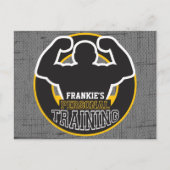 Persoonlijke trainer GYM Power Training Fitness -  Briefkaart (Voorkant)