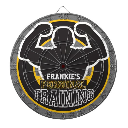 Persoonlijke trainer GYM Power Training Fitness -  Dartbord (Voorkant)