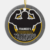 Persoonlijke trainer GYM Power Training Fitness -  Keramisch Ornament (Voorkant)