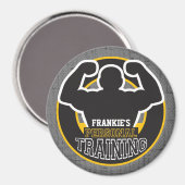 Persoonlijke trainer GYM Power Training Fitness -  Magneet (Voorkant / Achterkant)