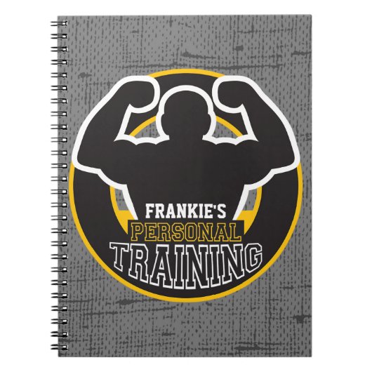 Persoonlijke trainer GYM Power Training Fitness - Notitieboek (Voorkant)