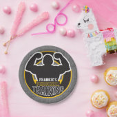 Persoonlijke trainer GYM Power Training Fitness -  Papieren Bordje (Feest)