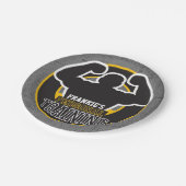 Persoonlijke trainer GYM Power Training Fitness -  Papieren Bordje (Gekanteld)