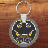 Persoonlijke trainer GYM Power Training Fitness - Sleutelhanger (Voorkant)