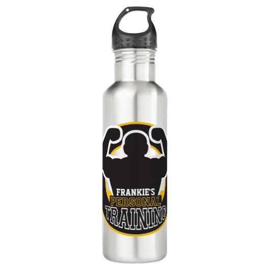 Persoonlijke trainer GYM Power Training Fitness -  Waterfles (Voorkant)
