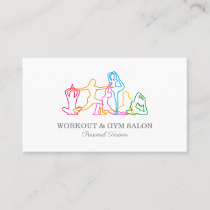 Persoonlijke Trainer Gym Visitekaartje