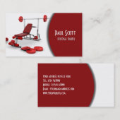 Persoonlijke trainer/gym-Visitekaartje Visitekaartje (Voorkant / Achterkant)