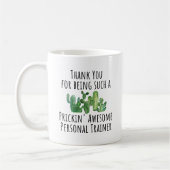 Persoonlijke trainer Hartelijk dank voor uw apprec Koffiemok (Links)