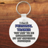 Persoonlijke trainer Joke ... Superieure natuurkun Sleutelhanger (Voorkant)