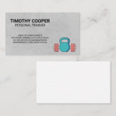 Persoonlijke trainer | Kettle Bell Barbell Weeg Visitekaartje (Voorkant / Achterkant)