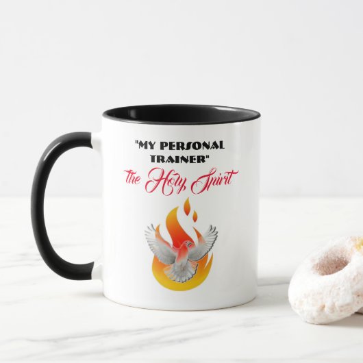"Persoonlijke Trainer" Mok (Met donut)