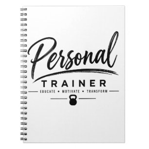 Persoonlijke Trainer Motiveer Transformeer Fitness Notitieboek