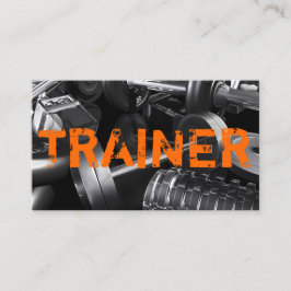 Persoonlijke Trainer Oefening Gym Fitness Zakelijk Visitekaartje