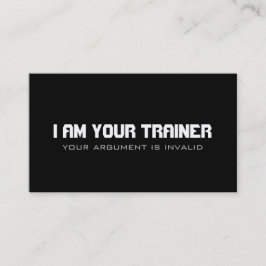 Persoonlijke Trainer Oefening Gym Fitness Zakelijk Visitekaartje