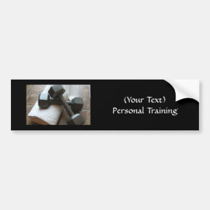 Persoonlijke trainer of fitnessgordels voor handdo bumpersticker
