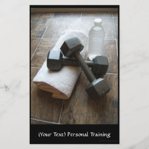 Persoonlijke trainer of fitnessgordels voor handdo flyer