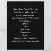 Persoonlijke trainer of fitnessgordels voor handdo flyer (Achterkant)