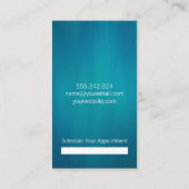 Persoonlijke trainer/printer/groepstrainer afsprakenkaartje (Achterkant)