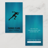 Persoonlijke trainer/printer/groepstrainer afsprakenkaartje (Voorkant / Achterkant)