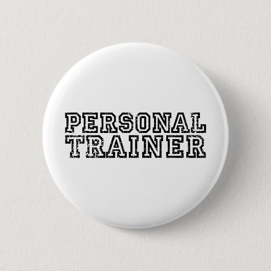Persoonlijke trainer ronde button 5,7 cm (Voorkant)
