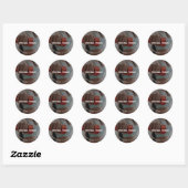 Persoonlijke trainer ronde sticker (Vel)