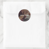 Persoonlijke trainer ronde sticker (Tas)