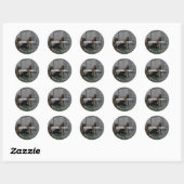 Persoonlijke trainer ronde sticker (Vel)