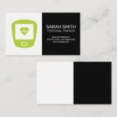 Persoonlijke trainer | Sensor voor hartmonitor Visitekaartje (Voorkant / Achterkant)