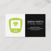 Persoonlijke trainer | Sensor voor hartmonitor Visitekaartje (Voorkant)