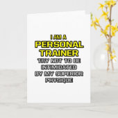 Persoonlijke trainer...superieure fysieke trainer kaart (Gele Bloem)