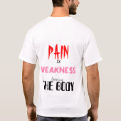 Persoonlijke trainer t-shirt (Achterkant)